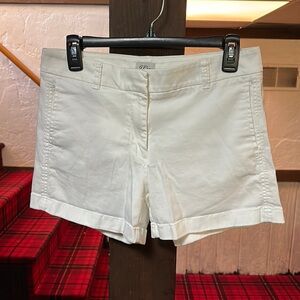 J. Crew White Chico Shorts
